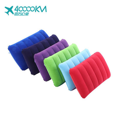 Cuscino gonfiabile di viaggio WMXP0009 del cuscino di viaggio æreo della luce di piccolo di Seat sostegno portatile gonfiabile economico della parte posteriore